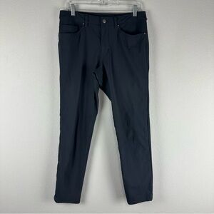 Lululemon Men’s Dark Gray Warpstreme ABC Slim Casual Athleisure Pants Size 31